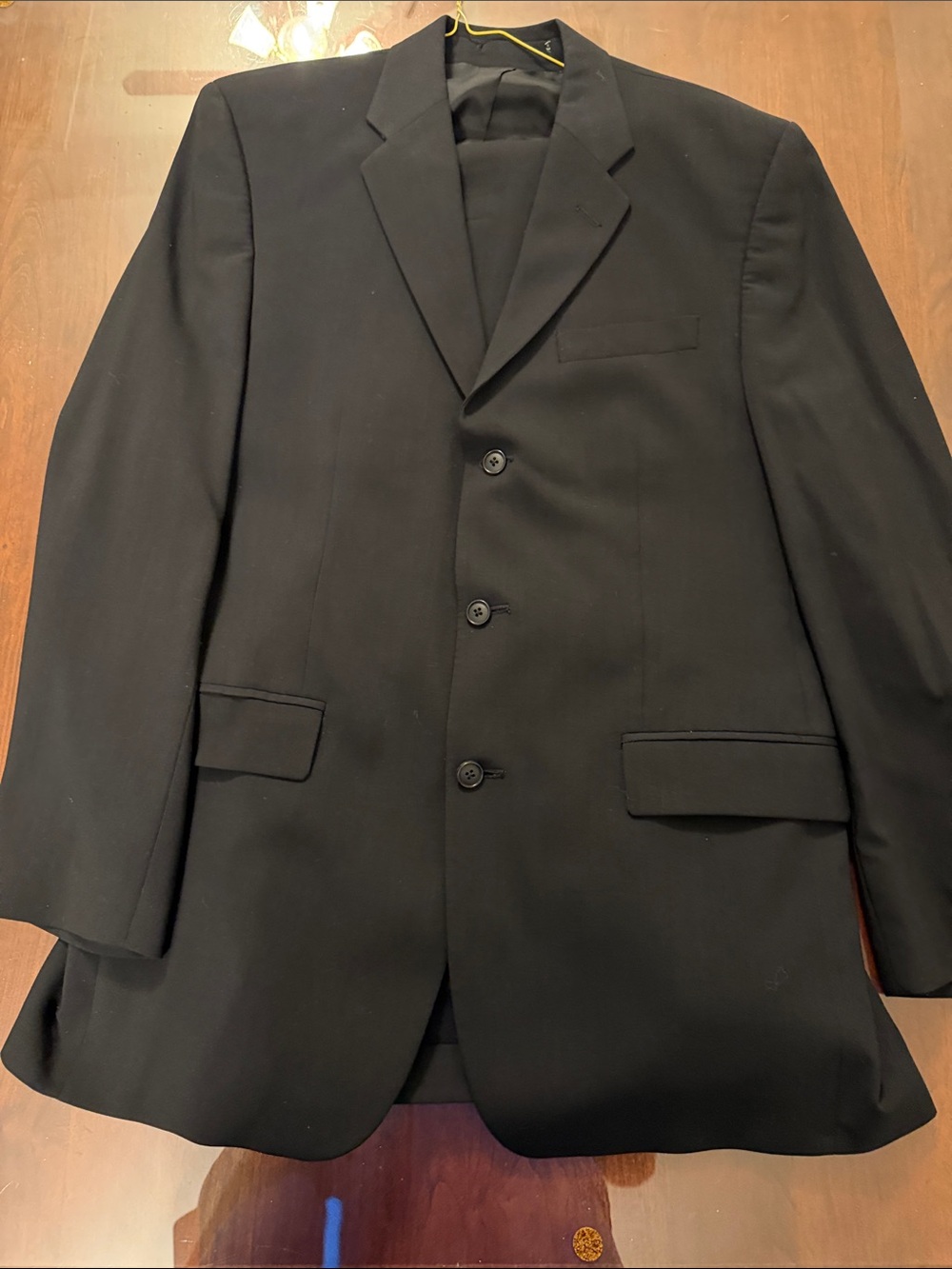 Alfani Men's Black Three-Button Suit jacket and pants